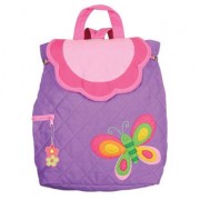 Stephen Joseph Quilted Backpack, Purple Butterfly